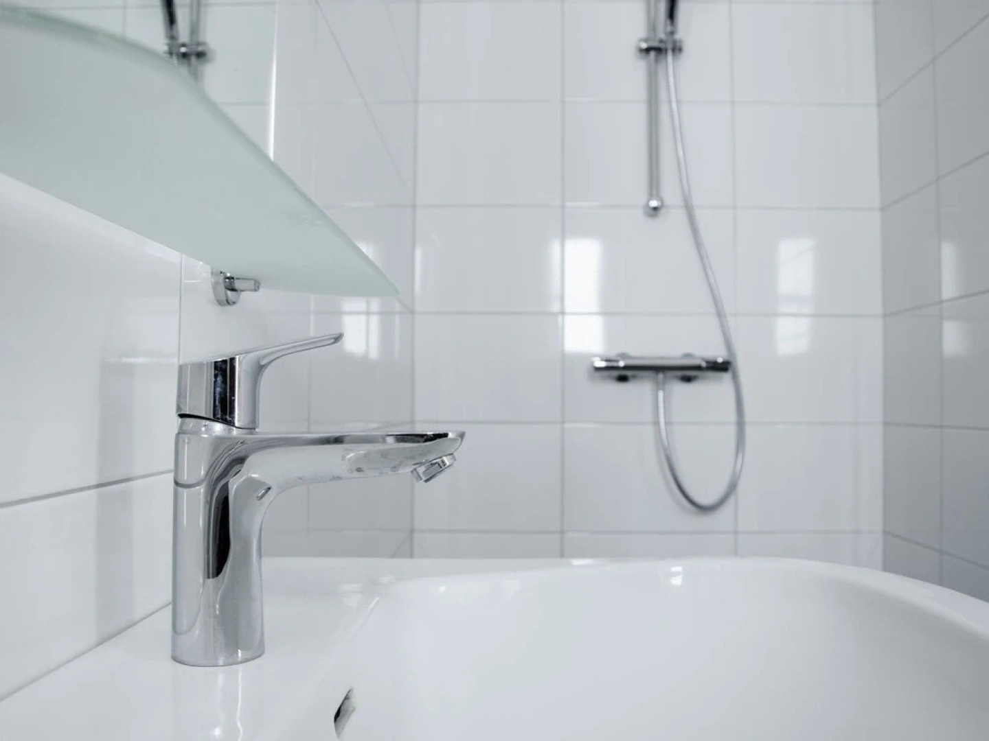 Characteristic house with a garden, surrounded by forest