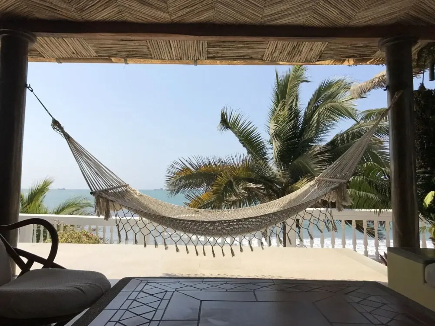 Espectacular vista frente al mar