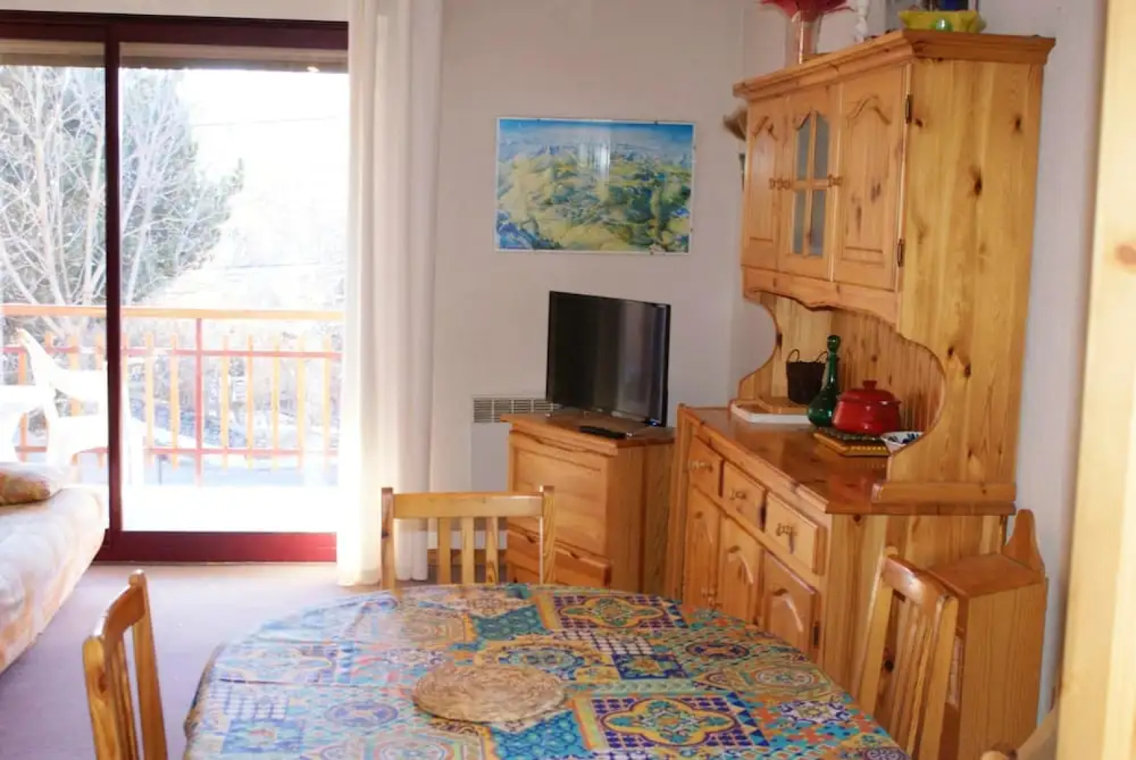 Apartment With 2 Bedrooms in Bolquère, With Wonderful Mountain View and Furnished Garden