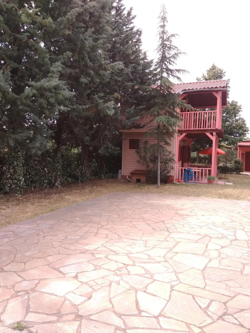 Wooden House near Sea