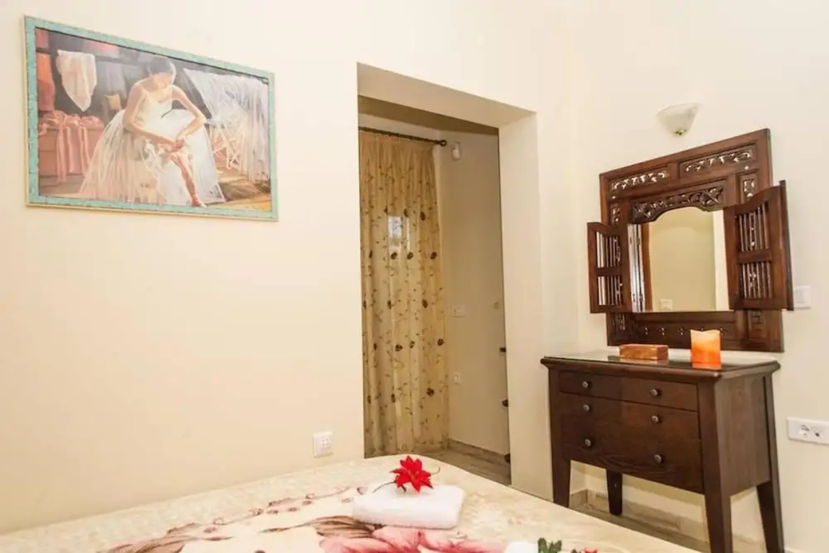 Amazing Sunset in a Garden