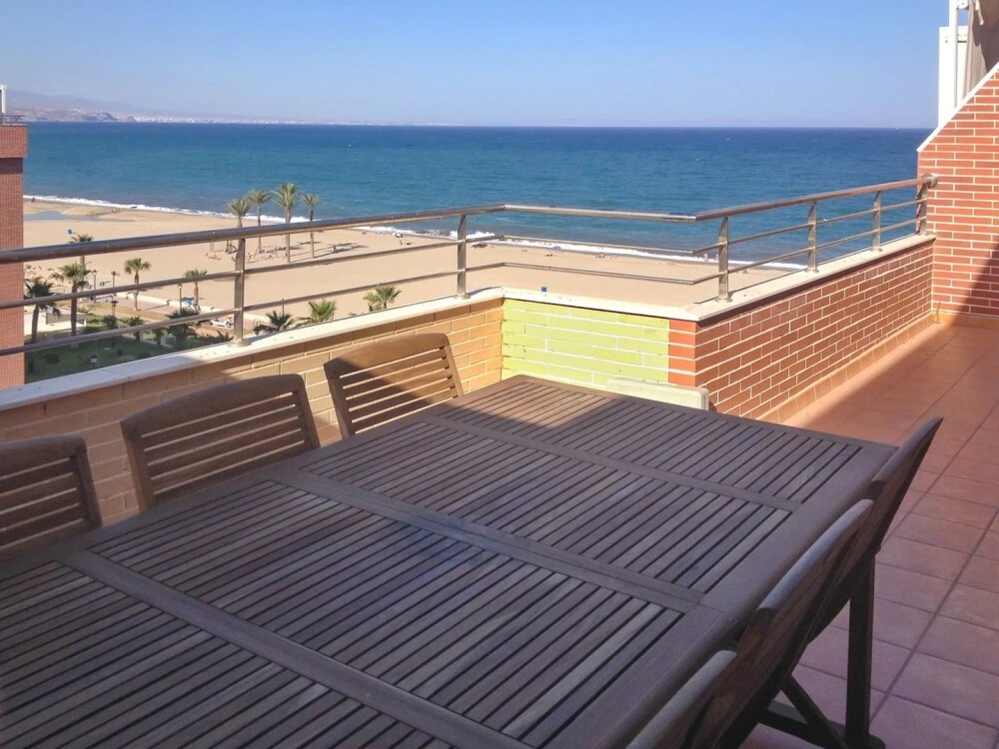 Apartment With 2 Bedrooms in Roquetas de Mar, With Wonderful sea View,