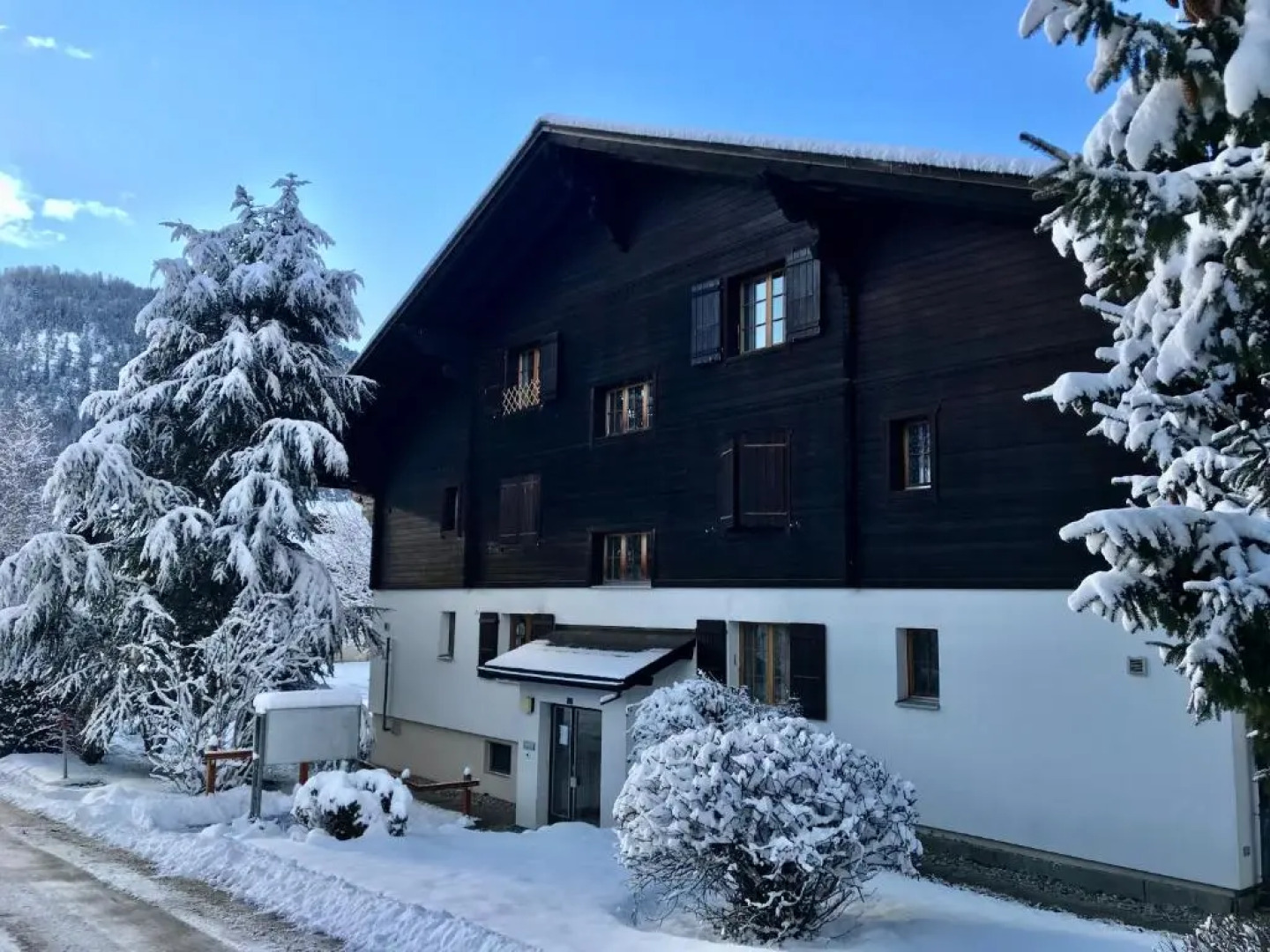 Appartement 53m2 rénové dans un chalet au coeur de Charmey avec vue sur les montagnes