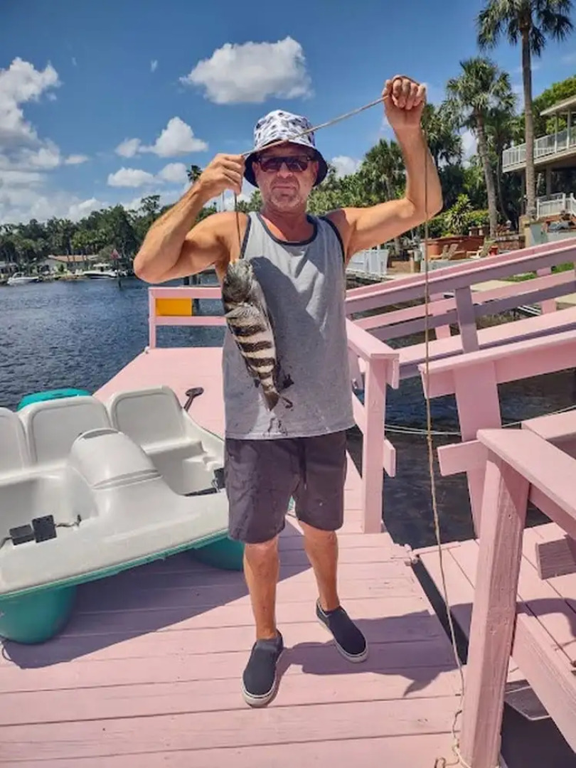 Room-flamingo Room on the Cotee River