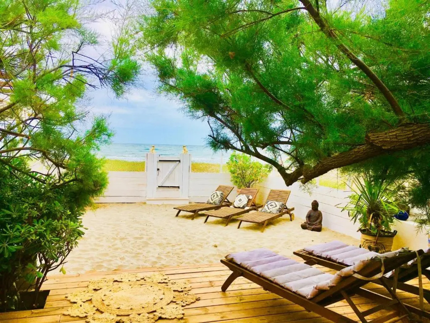 Mas Andalou Fabuleuse première ligne de mer, plage privative