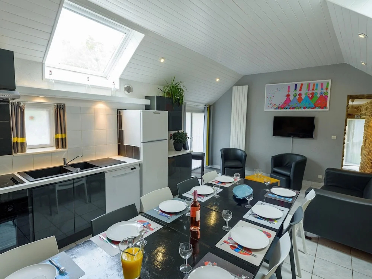 Chic Cottages in Plouguin France With Private Swimming Pool