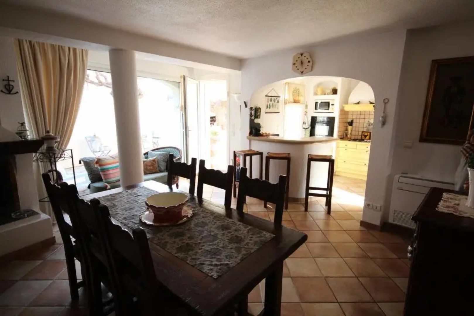 Bel Appartement climatisé de plain pied 80m de la mer grand séjour 2 chambres belle terrasse LXRM3