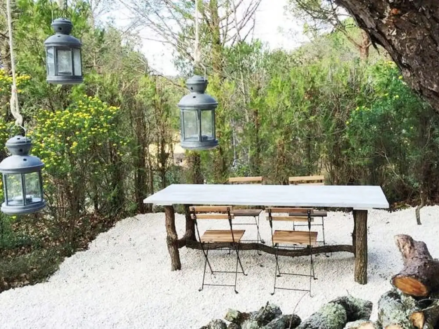 Detached and Tasteful Holiday Home on a Wooded Plot Near the Vineyards