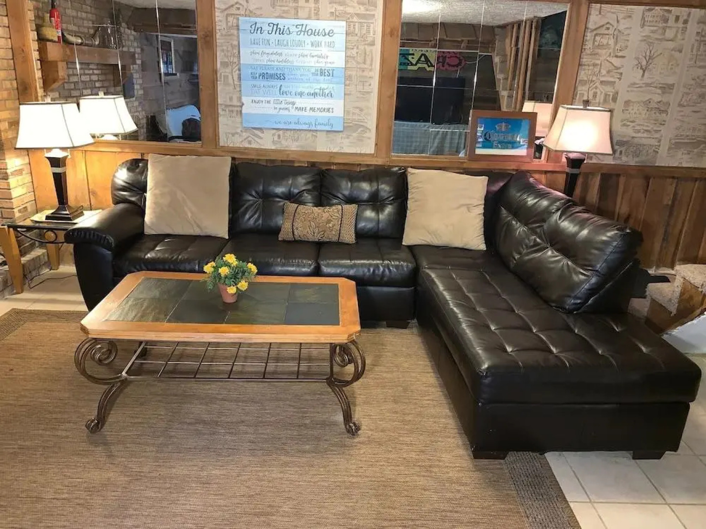 Log Cabin in the Field