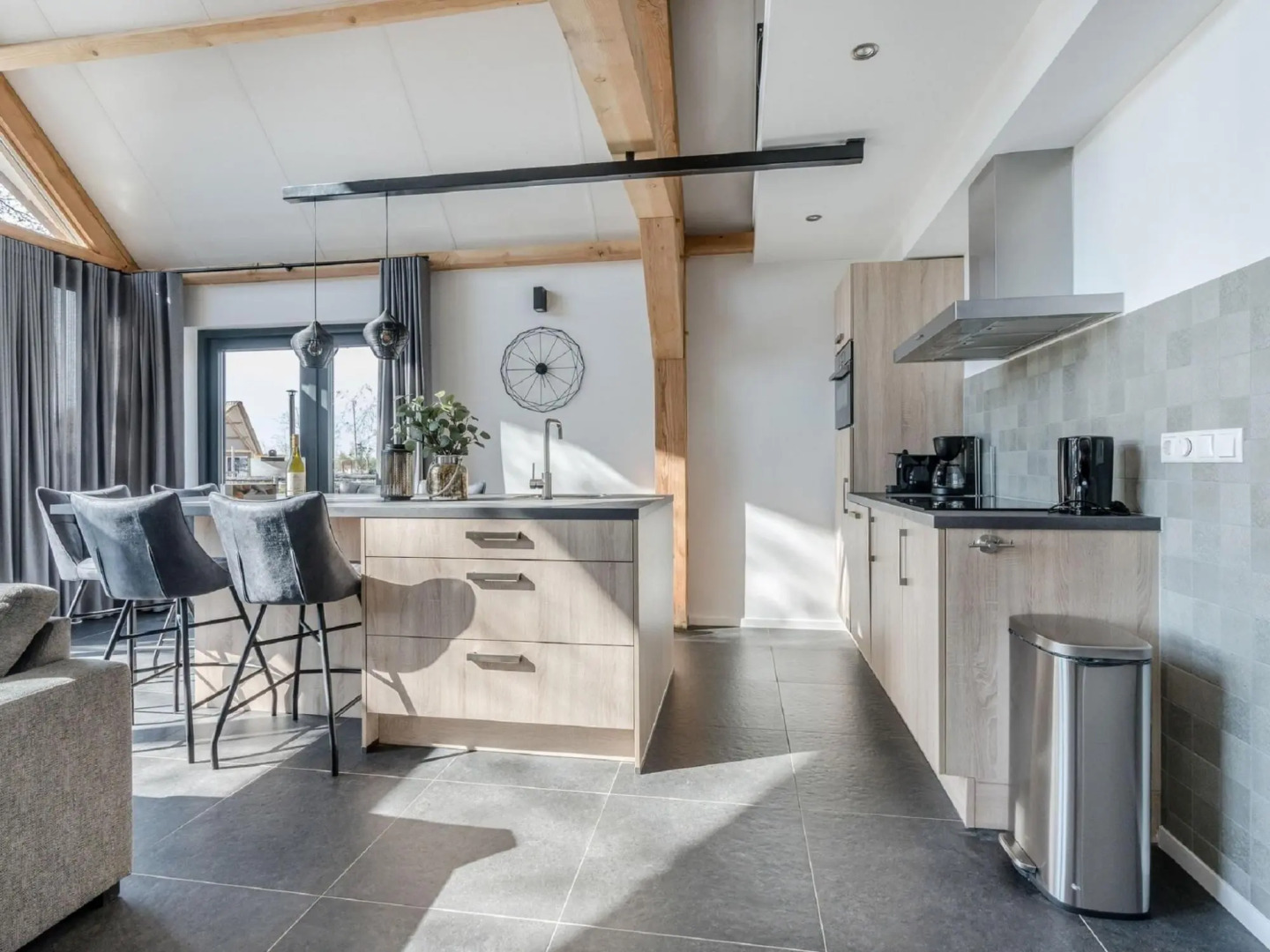 Beautiful house with air conditioning in a holiday park in Brabant