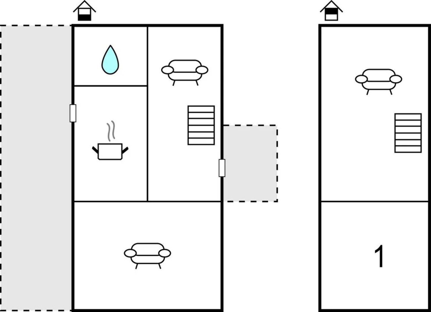 Stunning Home in Virserum With 1 Bedrooms and Wifi