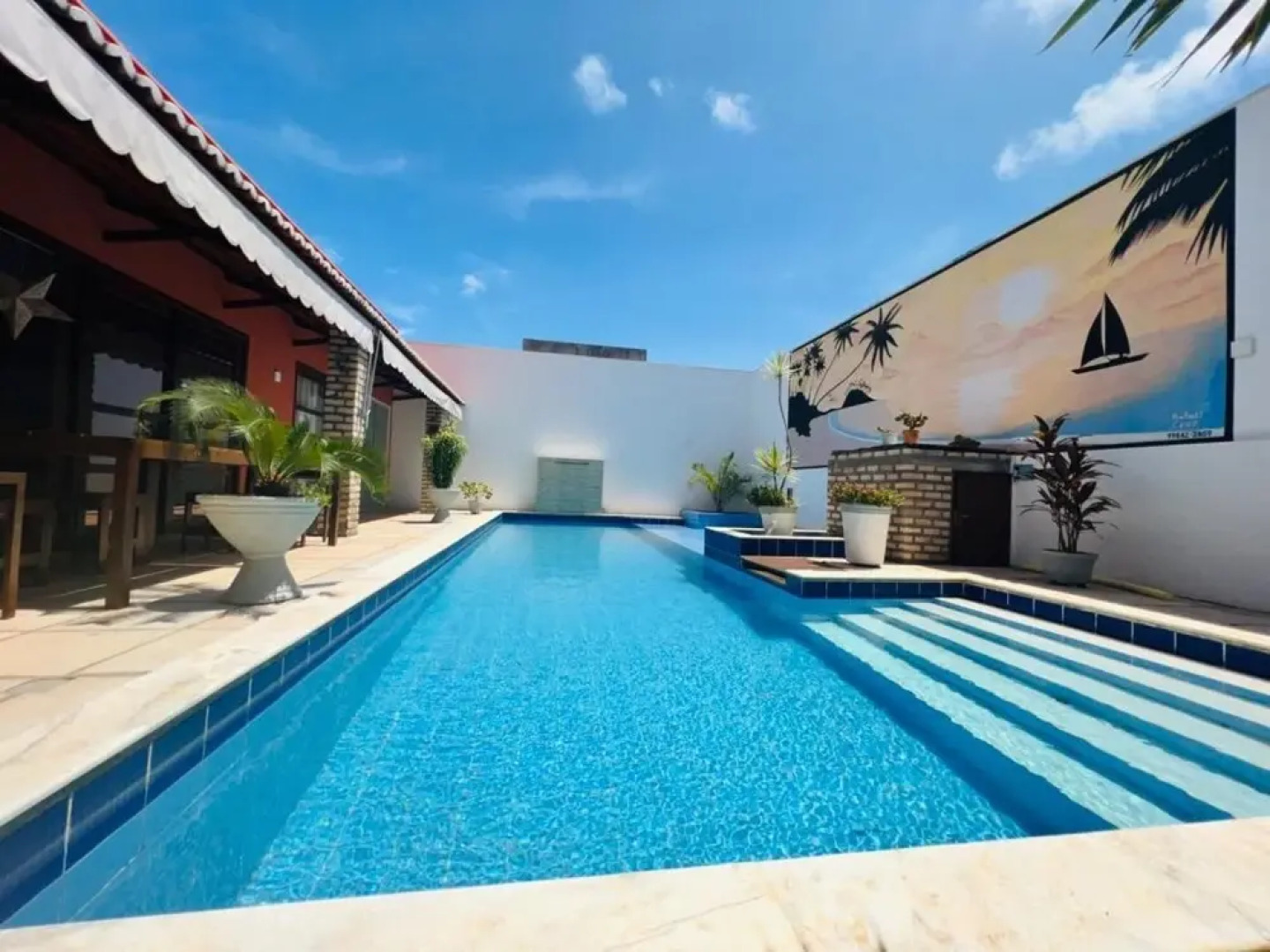 Paradis aca Casa Tropical com Piscina e 3 Su tes