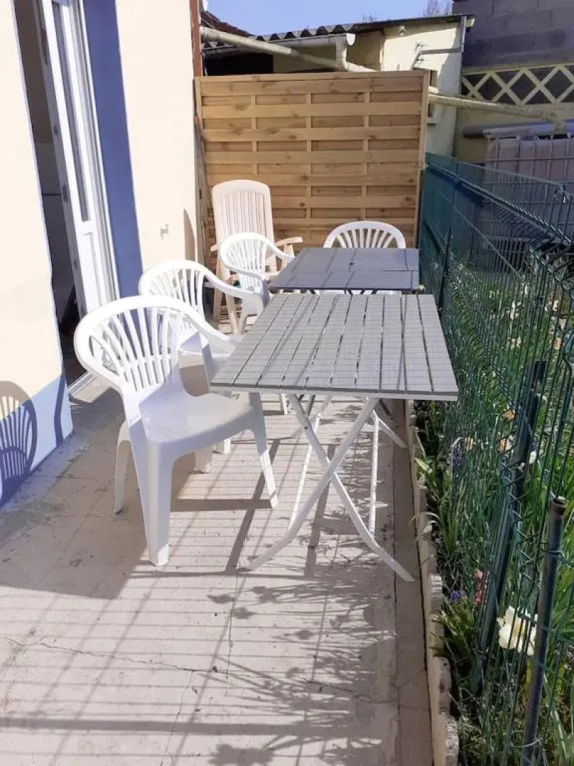 Maison de 2 chambres avec jardin clos et wifi a Saint Blimont