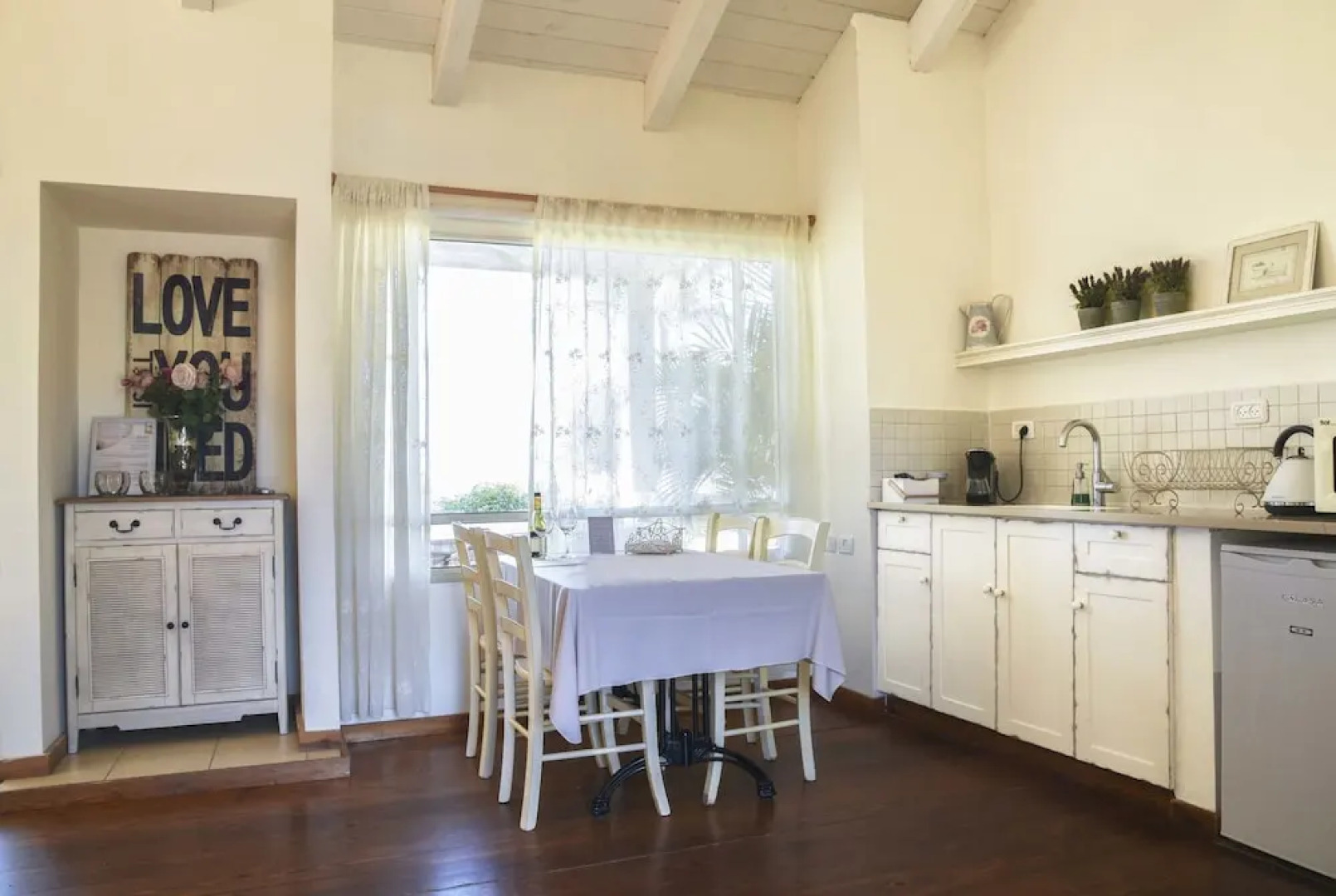 The White Cabins - View