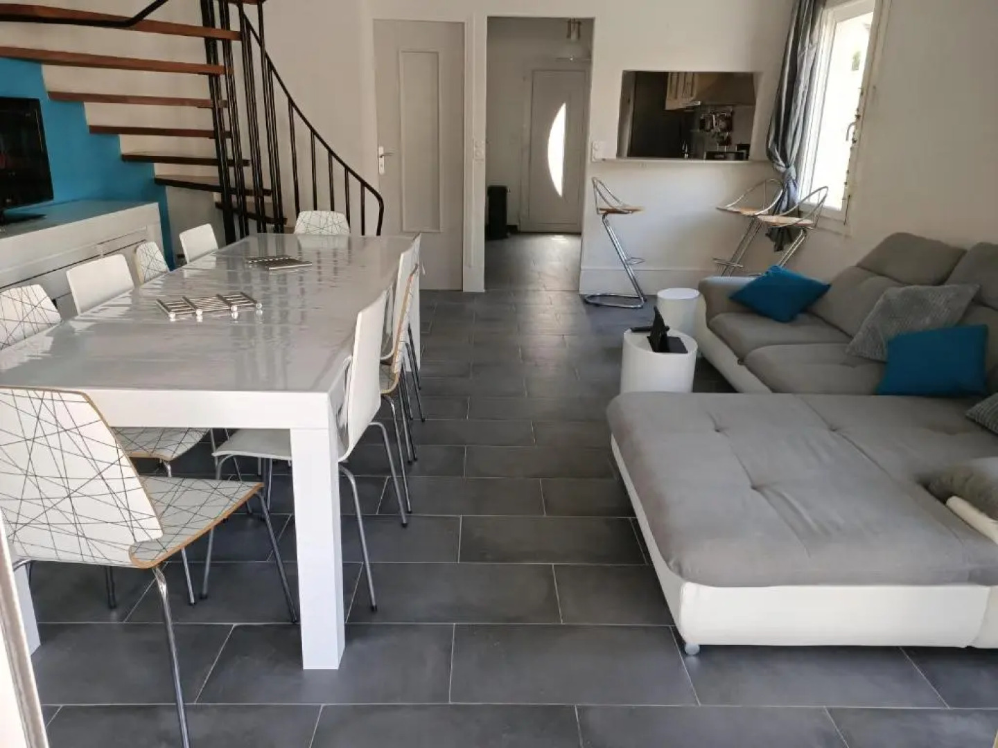 Location Bord de mer, villa de vacances 9 personnes - jardin