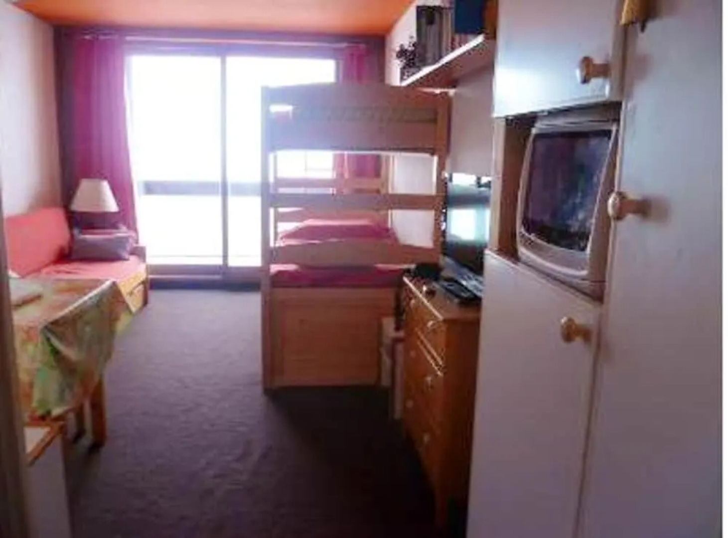 Studio In Villarembert With Wonderful Mountain View And Furnished Balcony 200 M From The Slopes