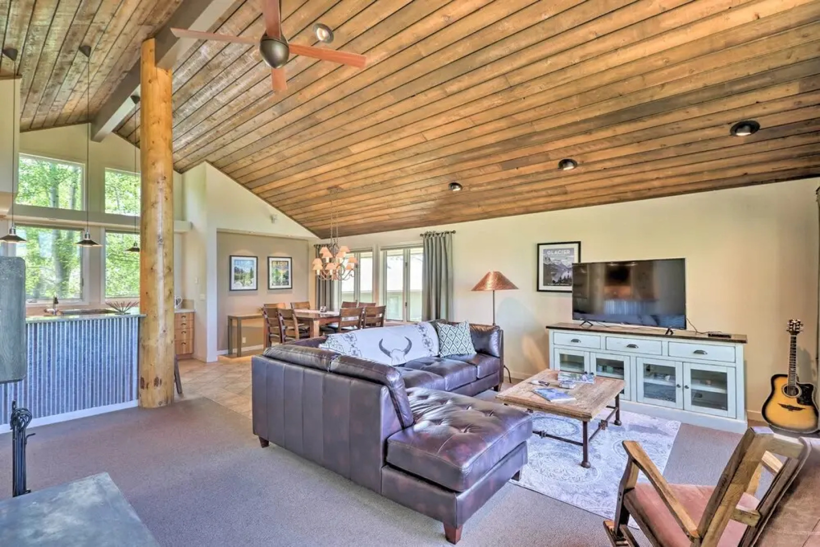 West Glacier Home w/ Majestic Mountain Views!