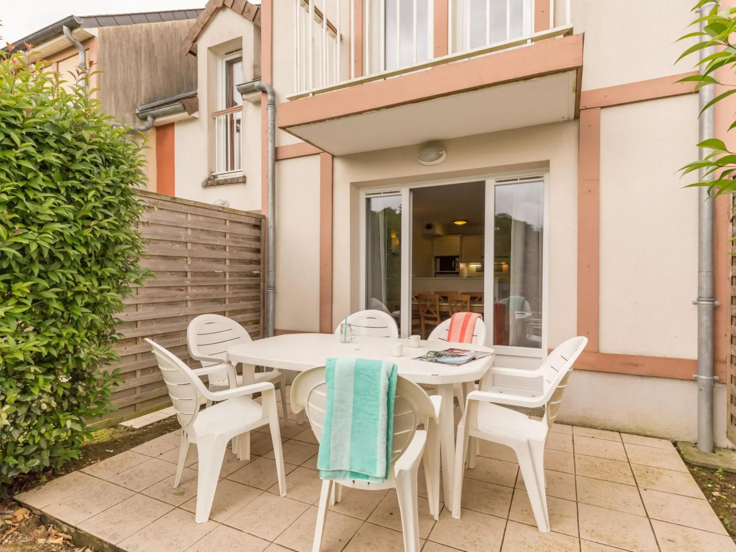 Apartment in Branville with balcony or terrace