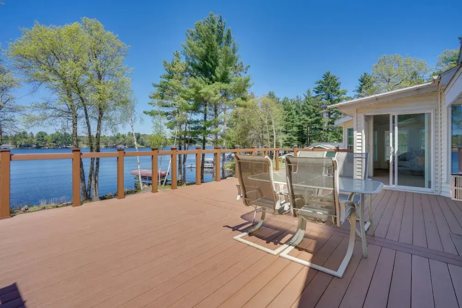 Spacious Lakefront New Auburn Home w/ Sunroom
