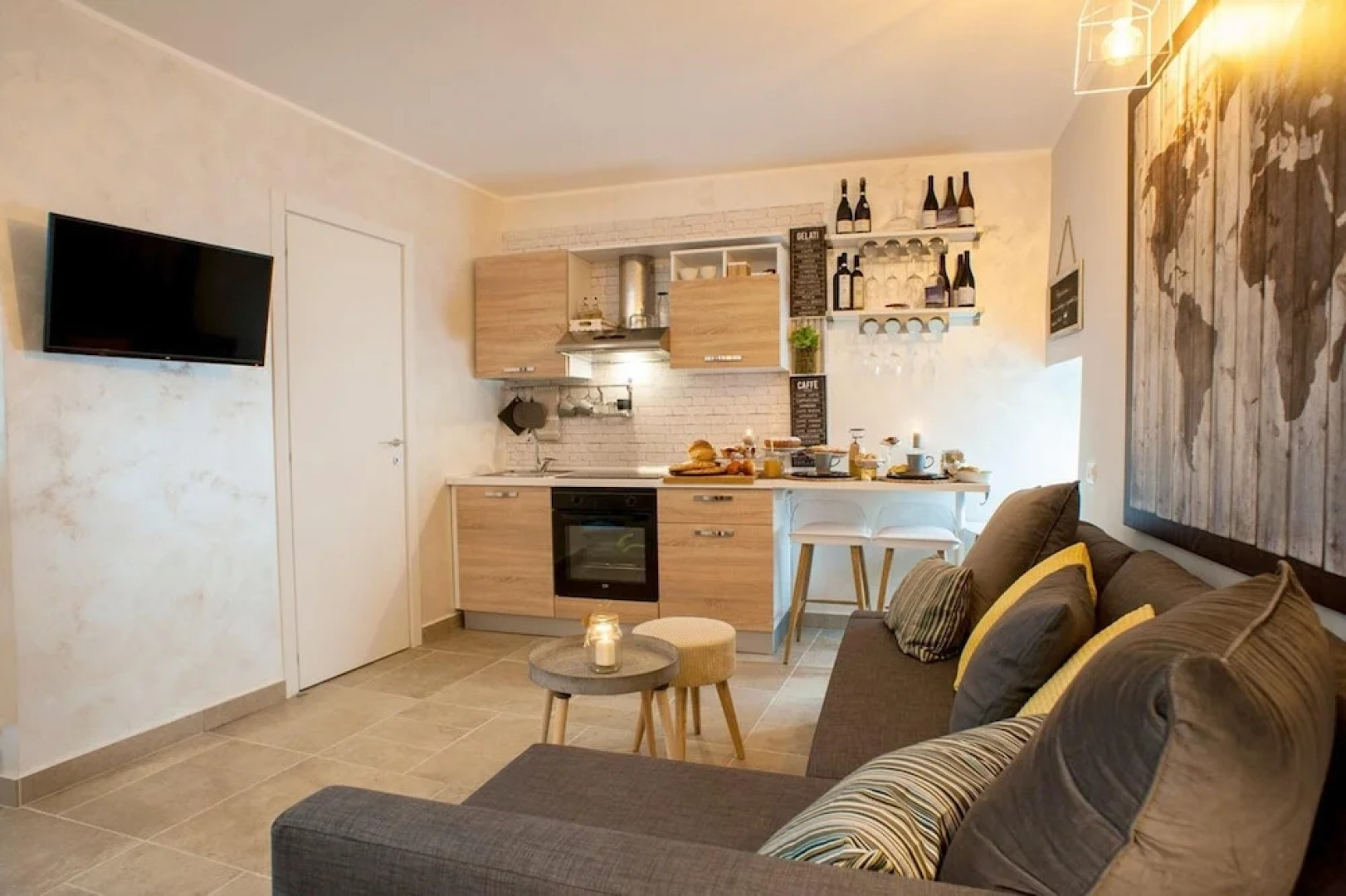 Apartment With one Bedroom in Altamura, With Wonderful City View, Furn