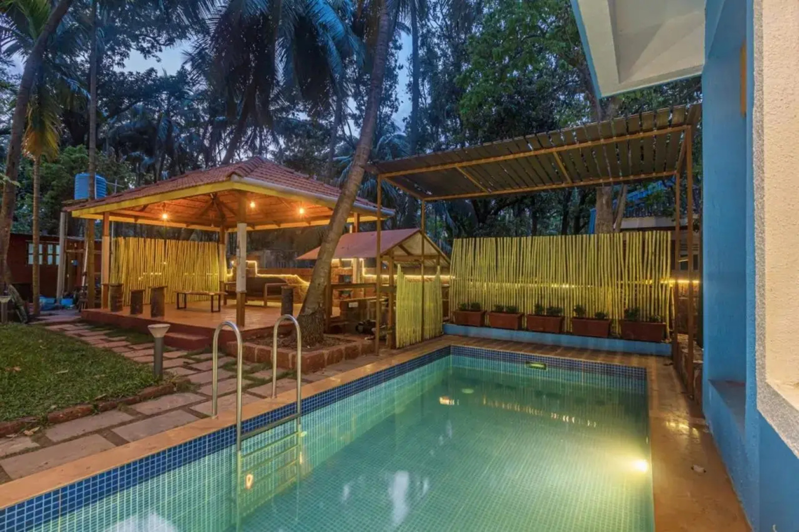 SaffronStays Beach Blues Alibaug