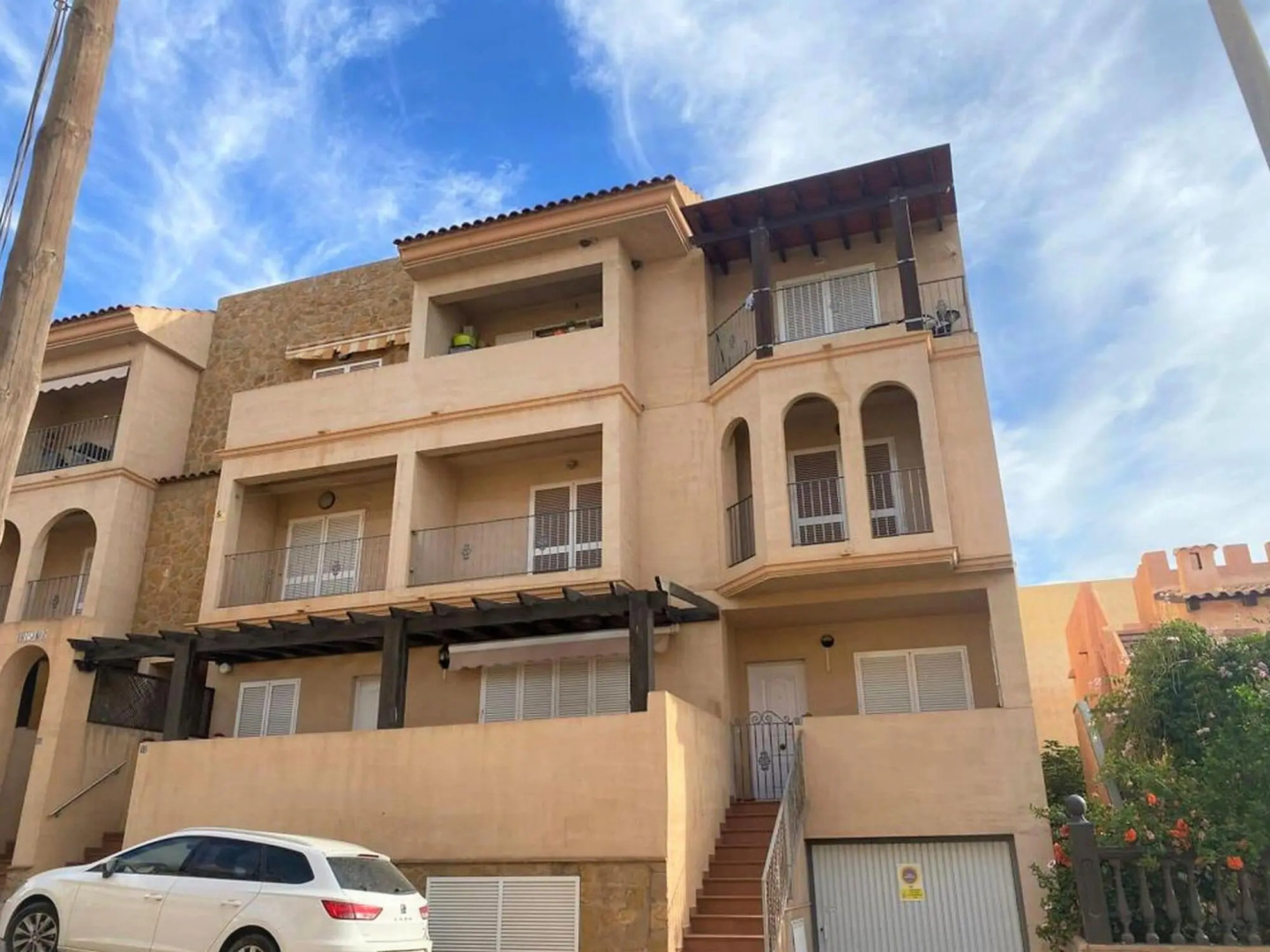 Spacious apartment in Villaricos with sea view