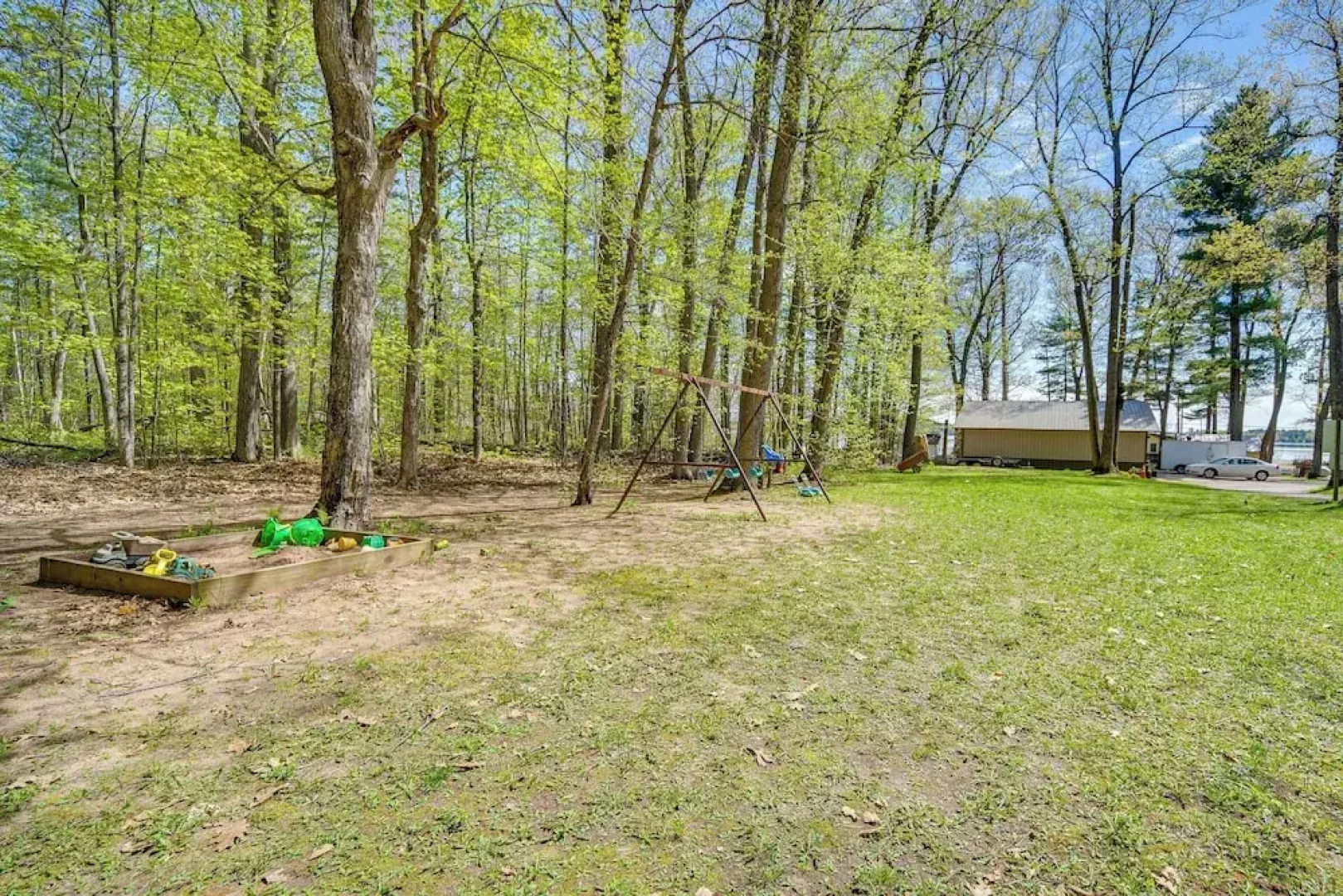 Rustic Cabin w/ Fire Pit, Steps to Sand Lake!