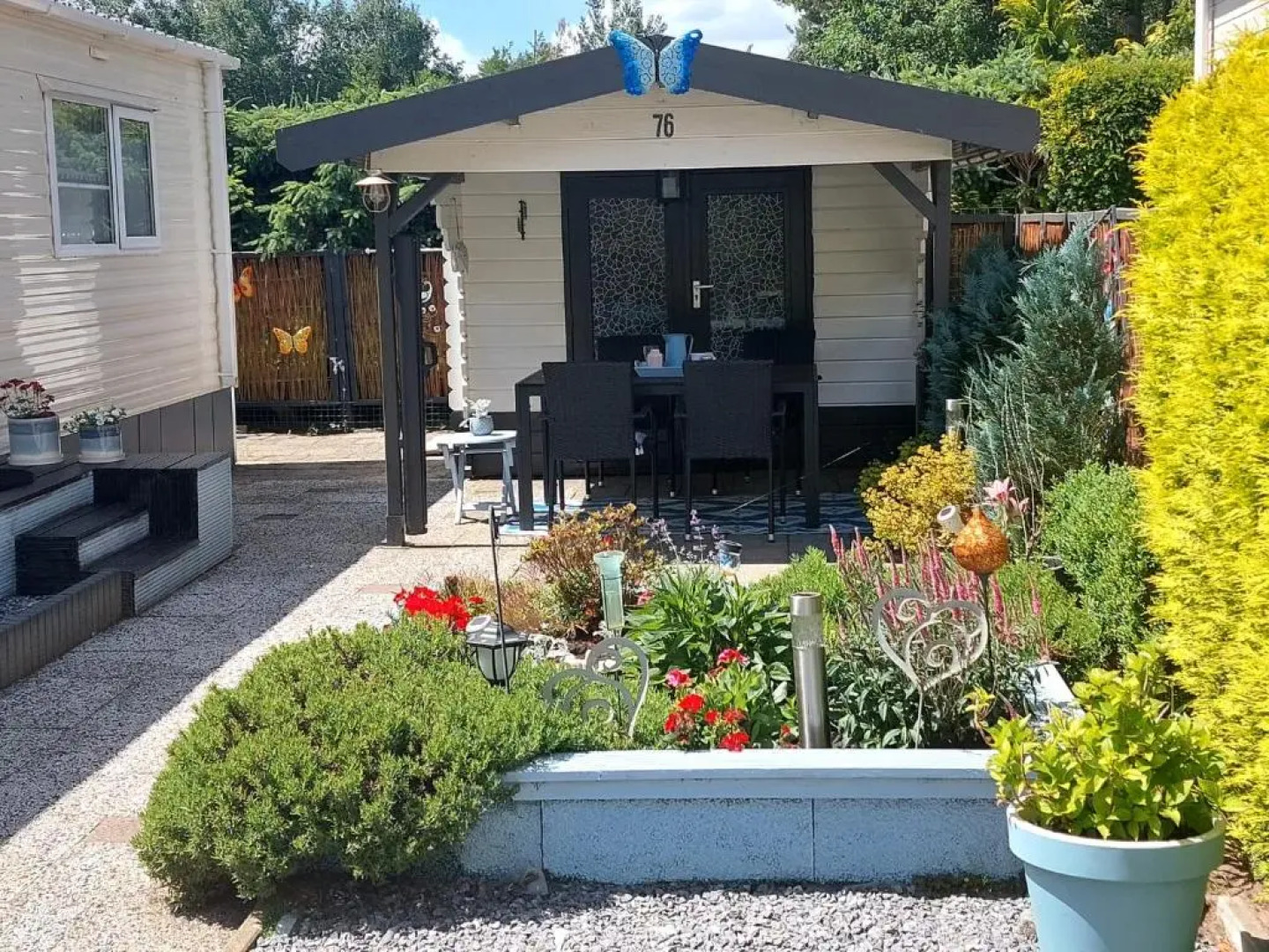 Chalet Drenthe Spier op camping De Moraine