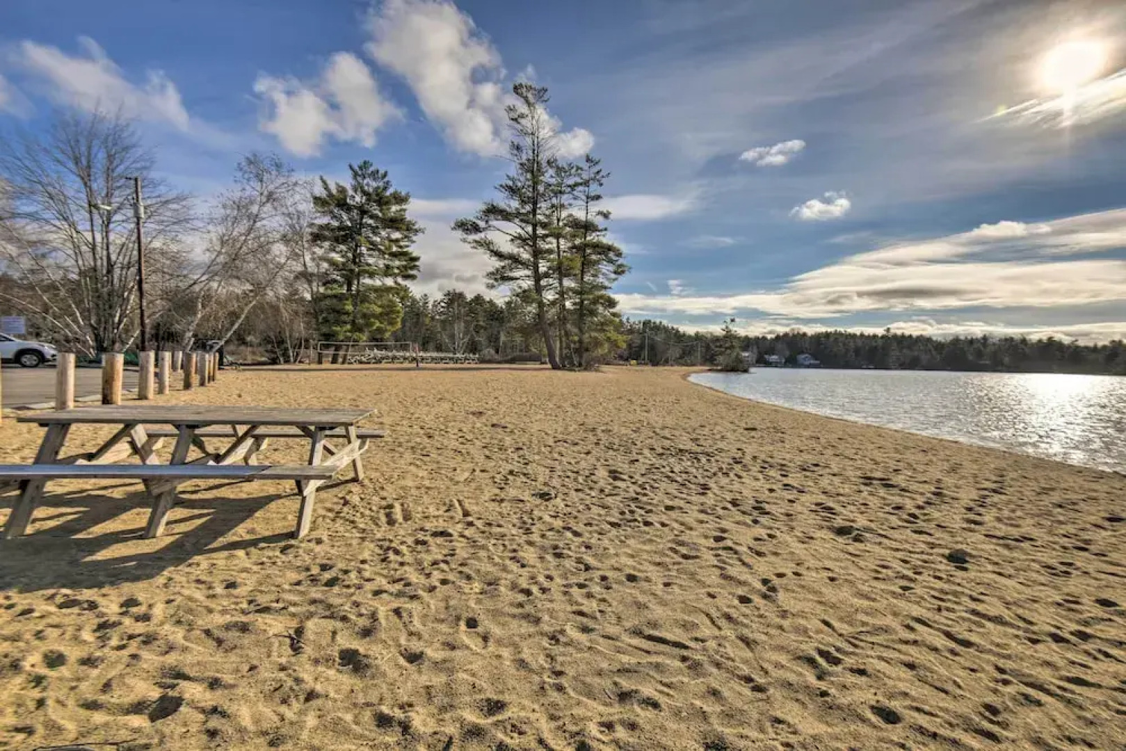 Lake Winnipesaukee Getaway w/ Private Beach Access