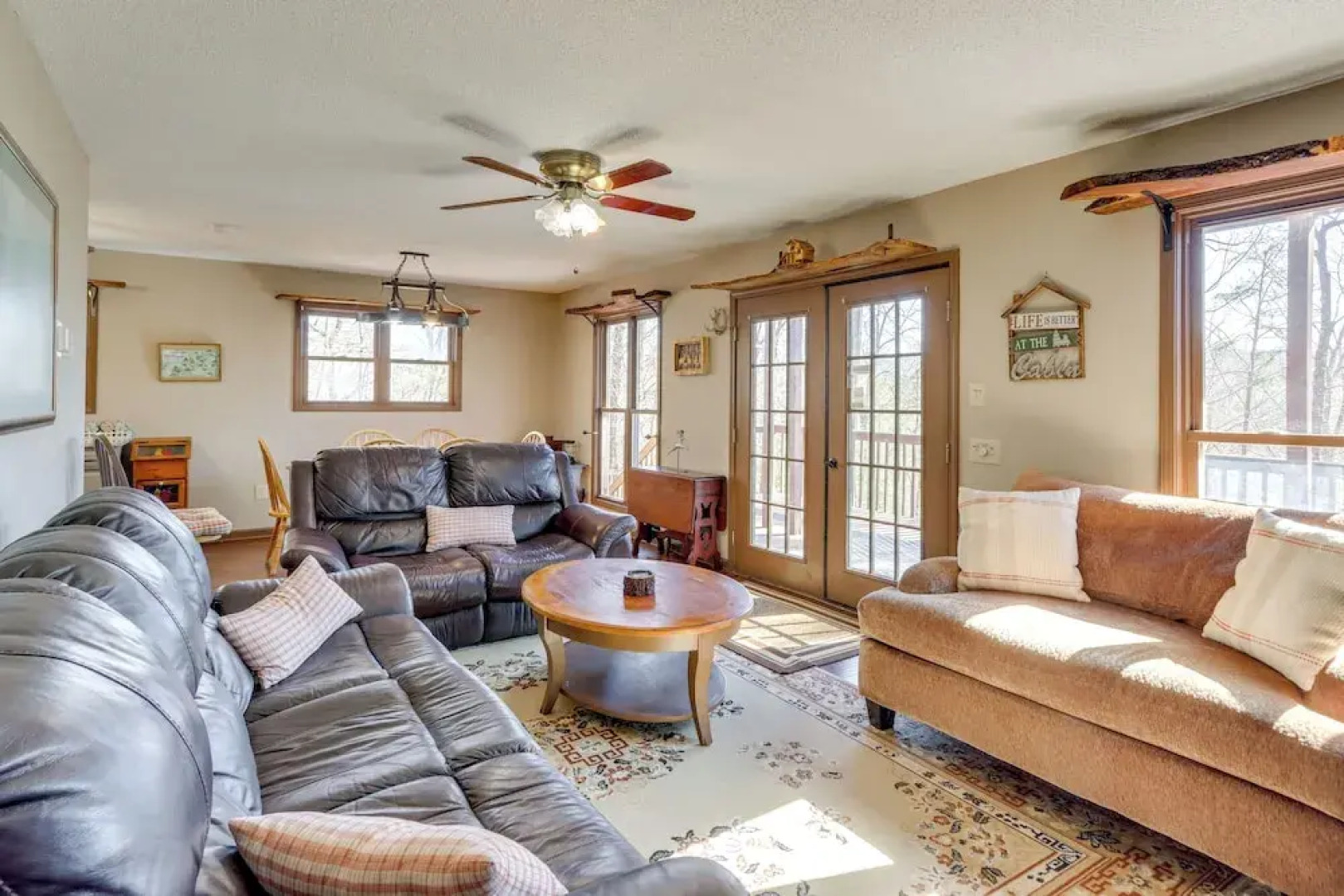 Ellijay Resort Cabin w/ Fire Pit, Decks, & Hot Tub