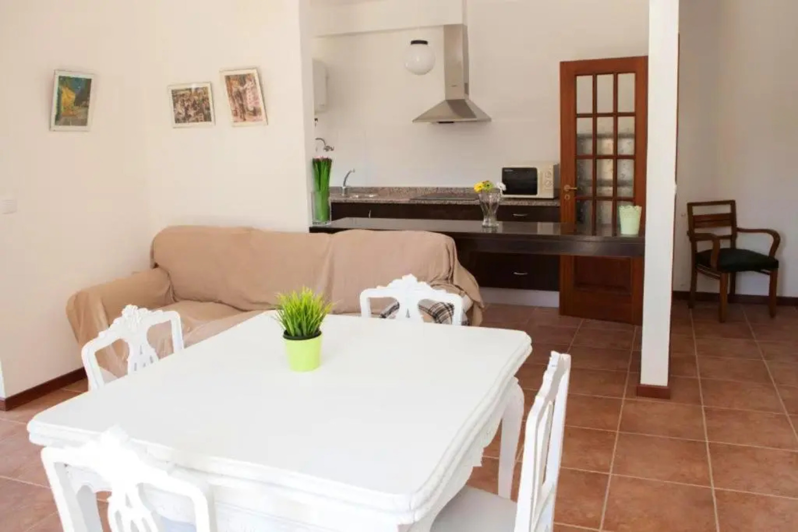 One bedroom appartement at Ponte da Barca 100 m away from the beach with city view shared pool and furnished terrace