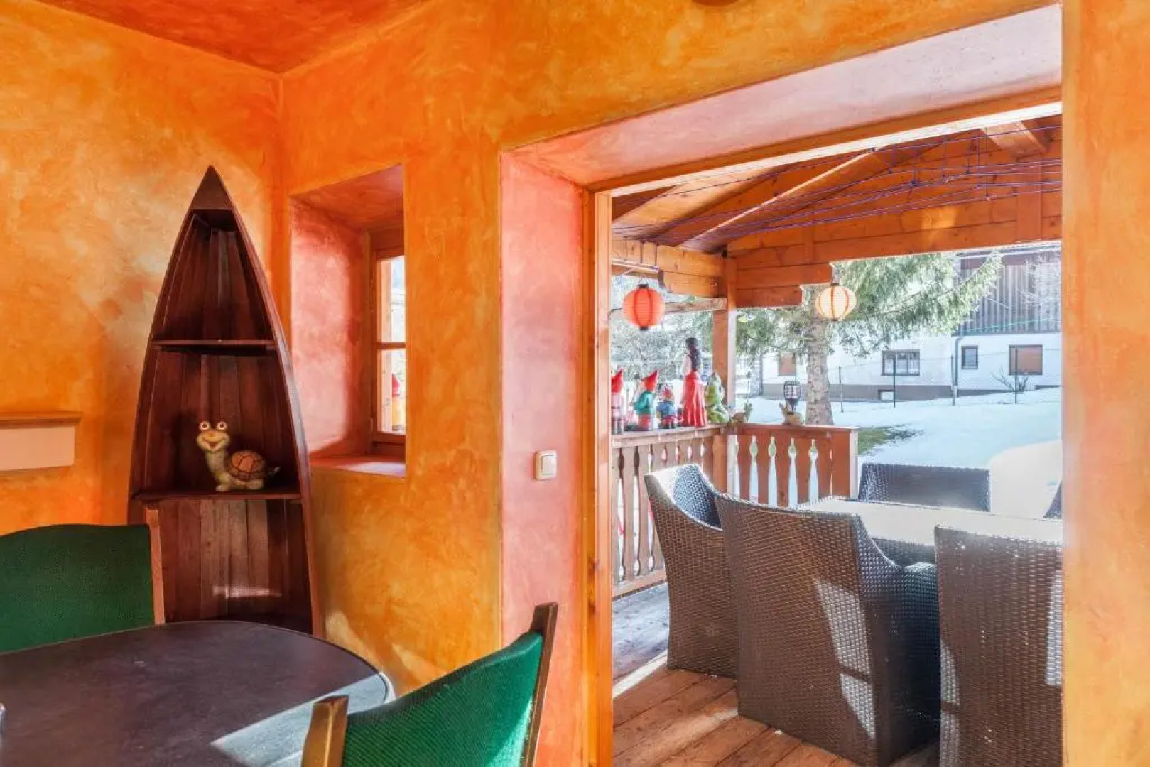 Ferienhaus Familien und Gruppenhaus Garten Grillkamin