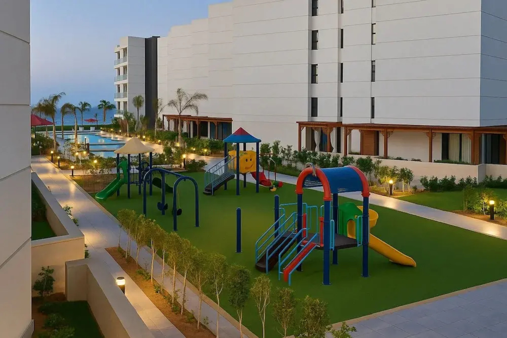 Elegant Sea View Chalet With Private Balcony