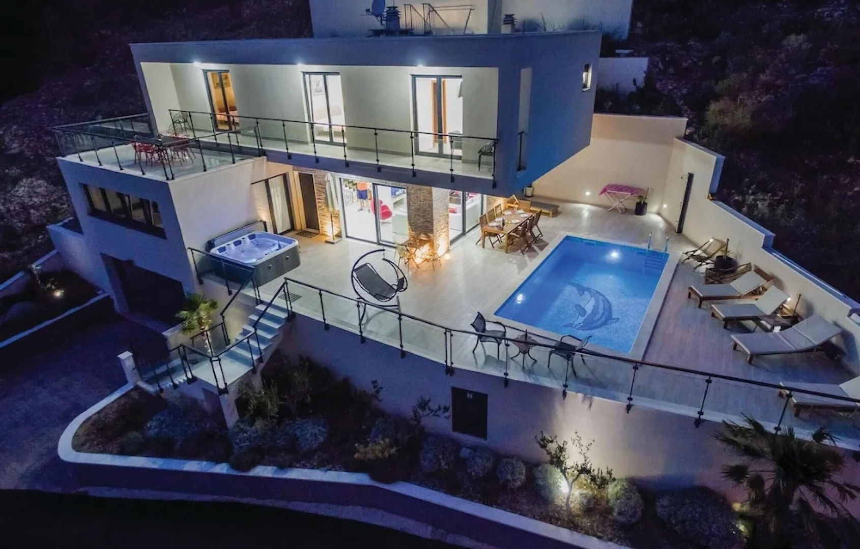 Awesome Home in Lokva Rogoznica With Sauna, Wifi and 4 Bedrooms