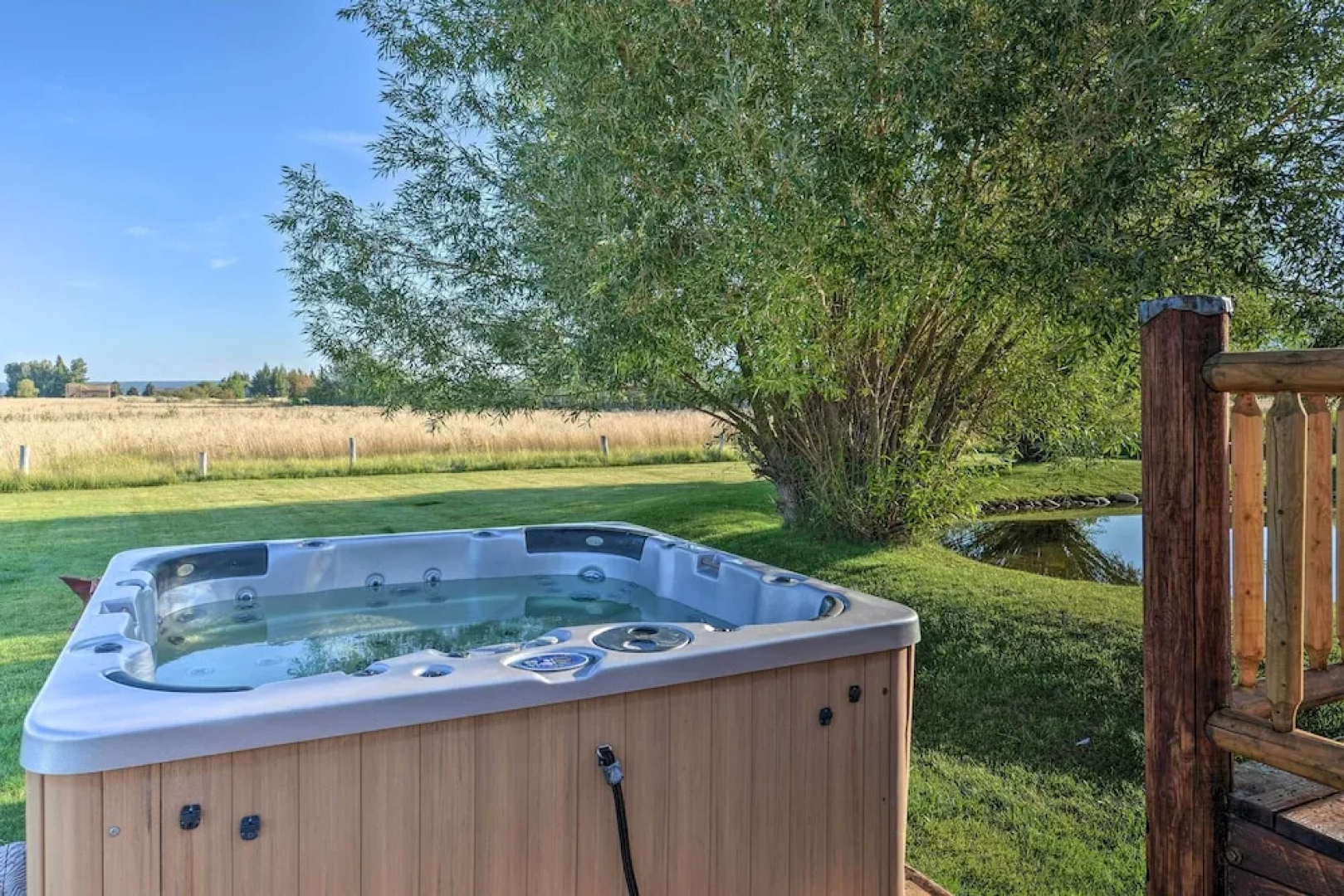 Stunning Driggs Retreat w/ Private Hot Tub & Pond!