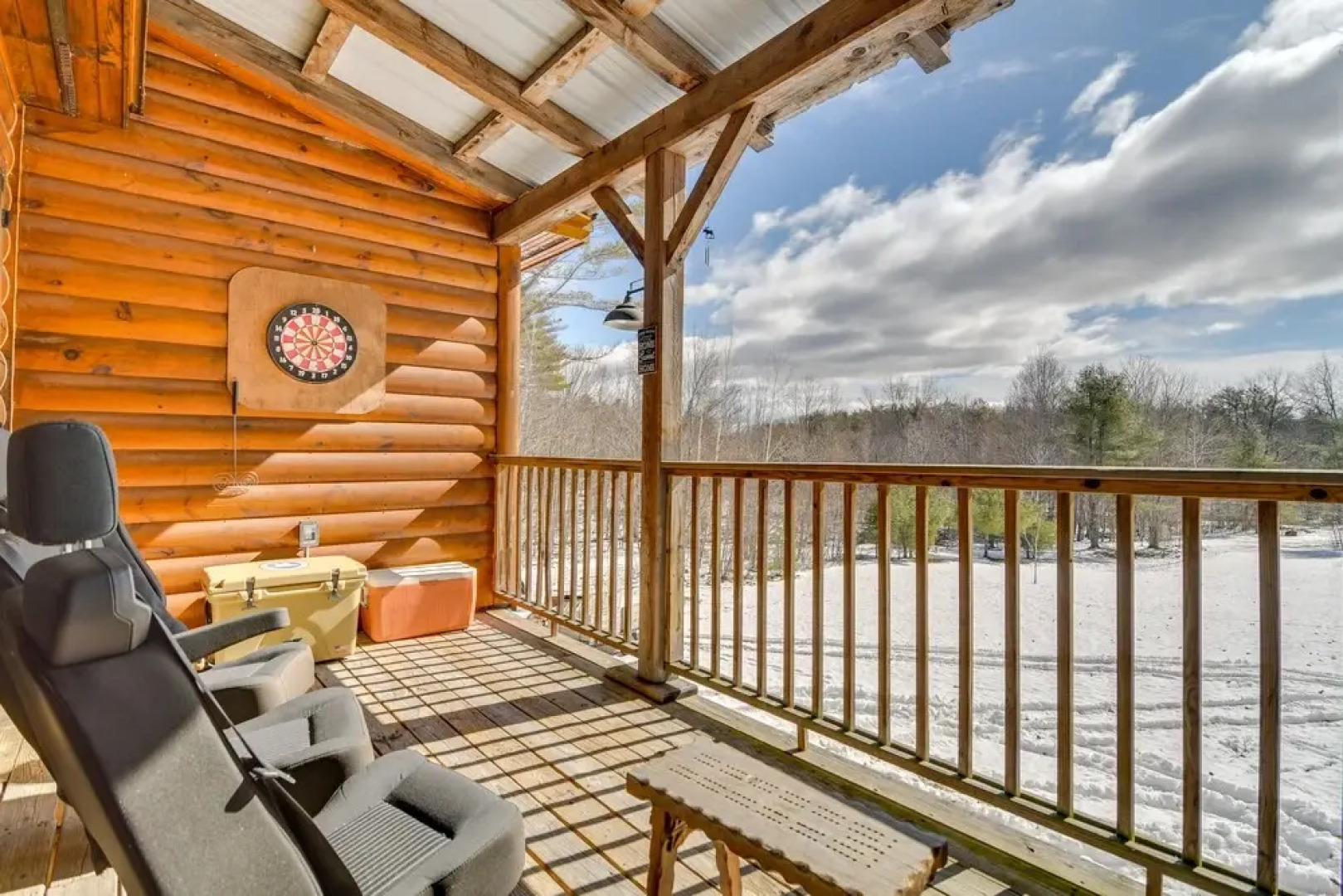 Private Bethel Cabin w/ Covered Deck: 5 Mi to Town