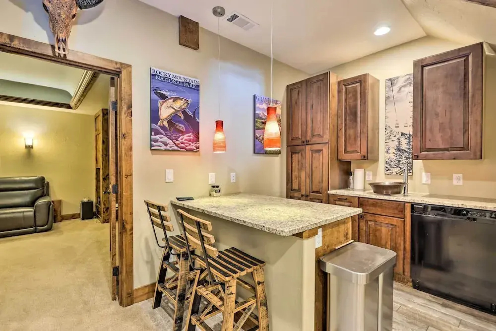 Game Room & Hot Tub: Luxe Grand Lake Retreat!