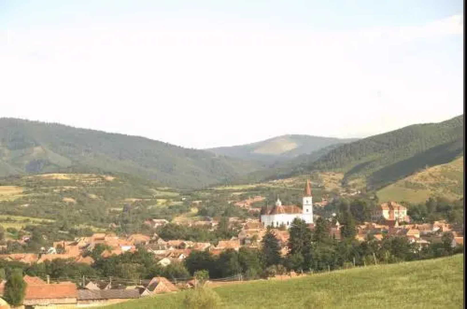 Picturesque Village in Transylvania