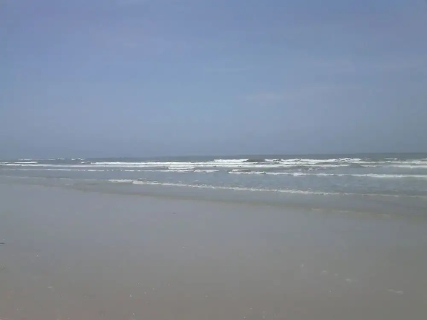Lagoon on the Wadden See on Wangerooge