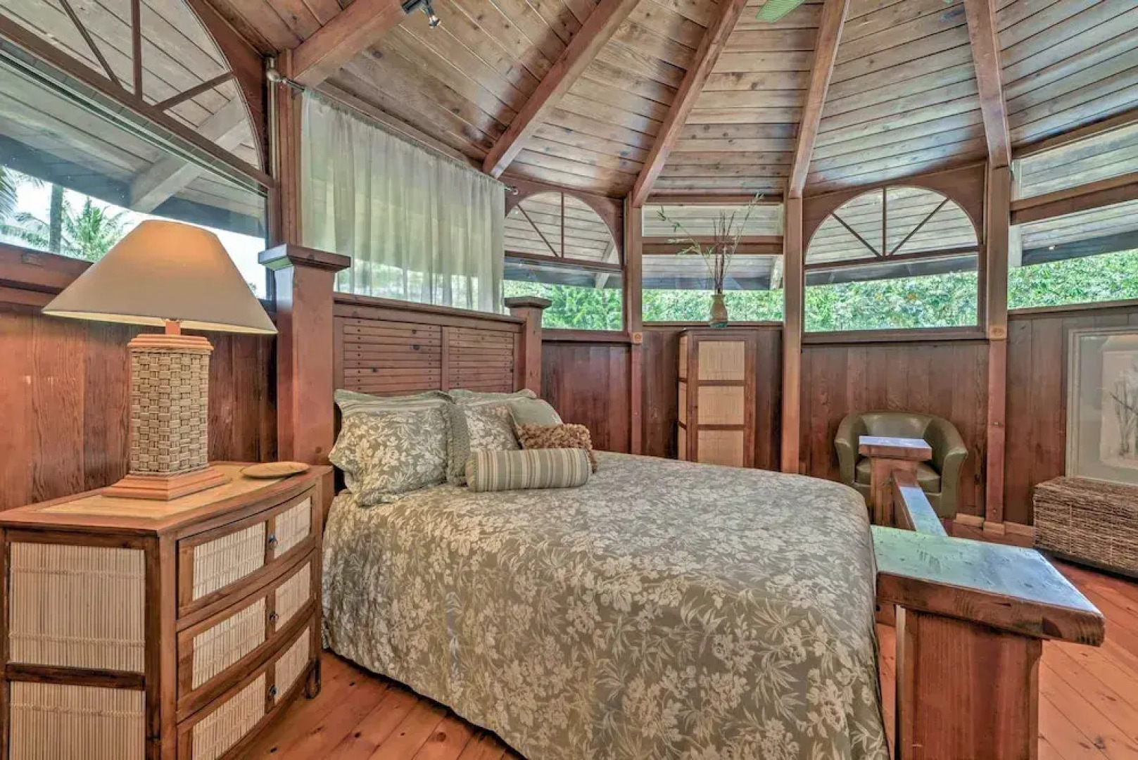 Tropical Cabana w/ Deck, Hot Tub & Lush Scenery!