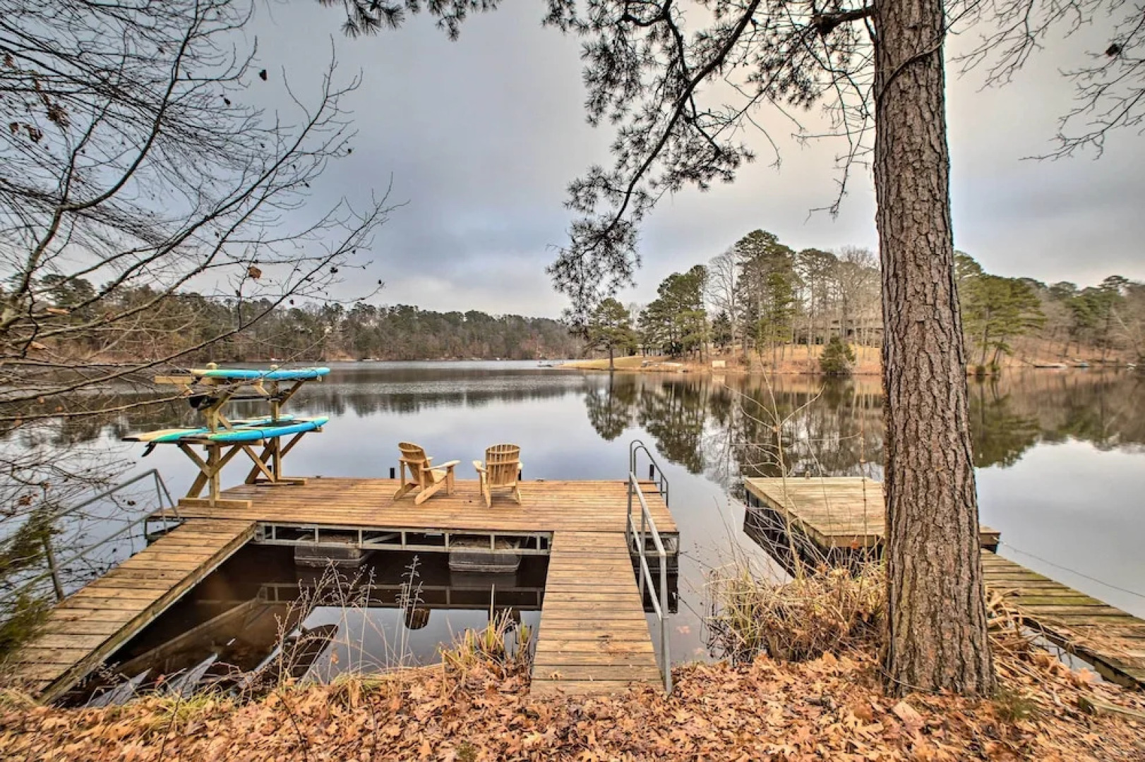 Lakefront & Trailside Escape w/ Private Dock +deck