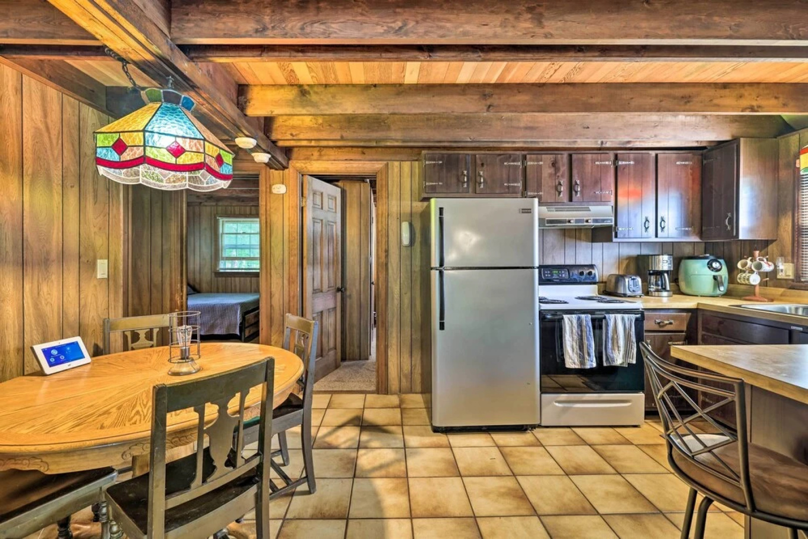 Game Room & Fire Pit: Tree-lined Pocono Lake Cabin