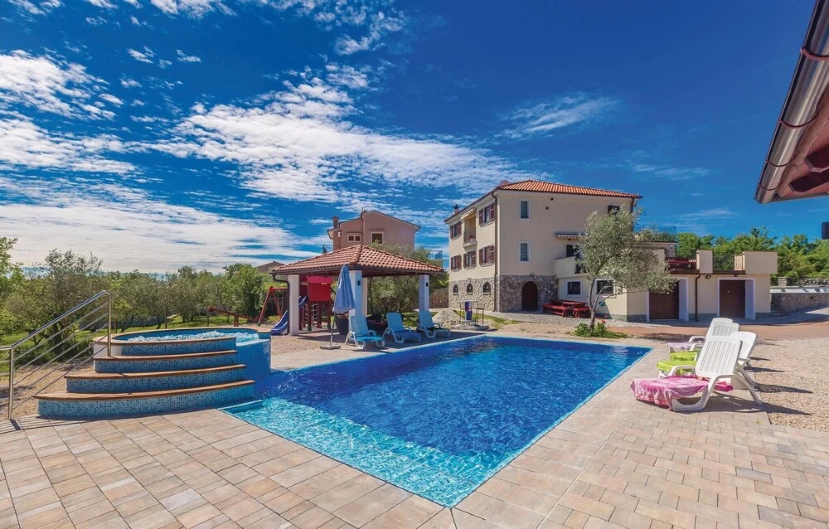 Awesome Home in Sveti Vid Dobrinjski with Hot Tub, WiFi & 6 Bedrooms