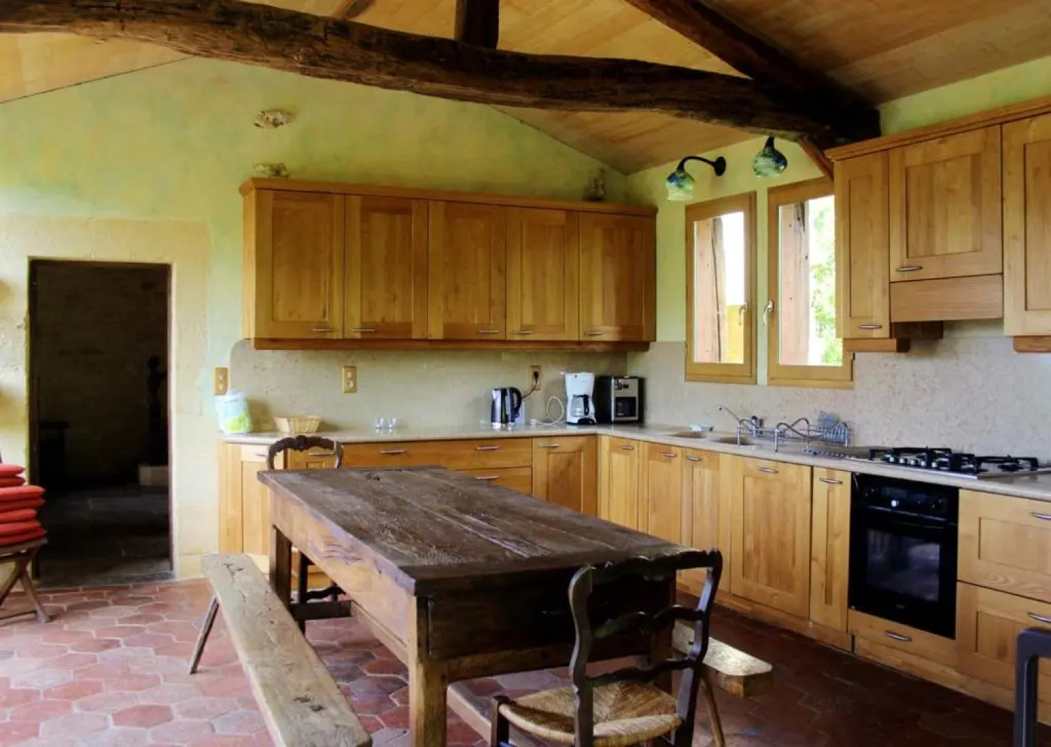 Maison de 4 chambres avec piscine partagee et jardin amenage a Saint Cybranet