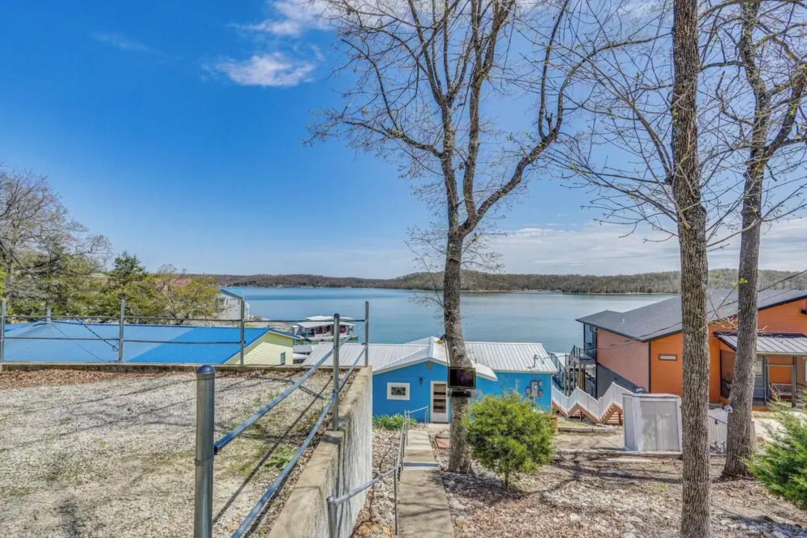 Private Dock at Waterfront Lake of the Ozarks Home
