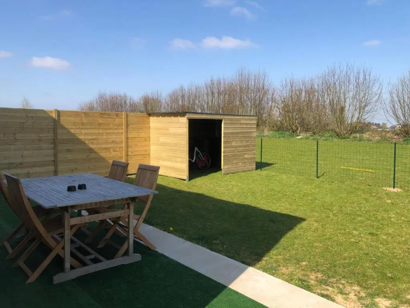 Logement neuf avec jardin privé 4 couchages Option piscine