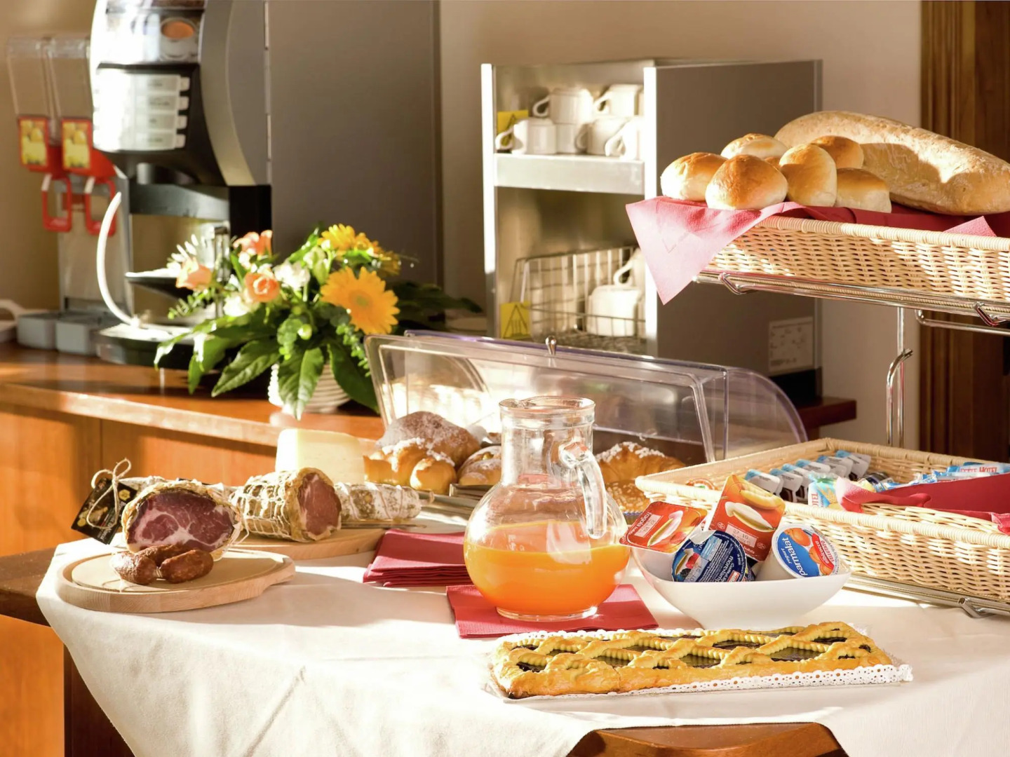 An agritourism complex with views of Assisi.