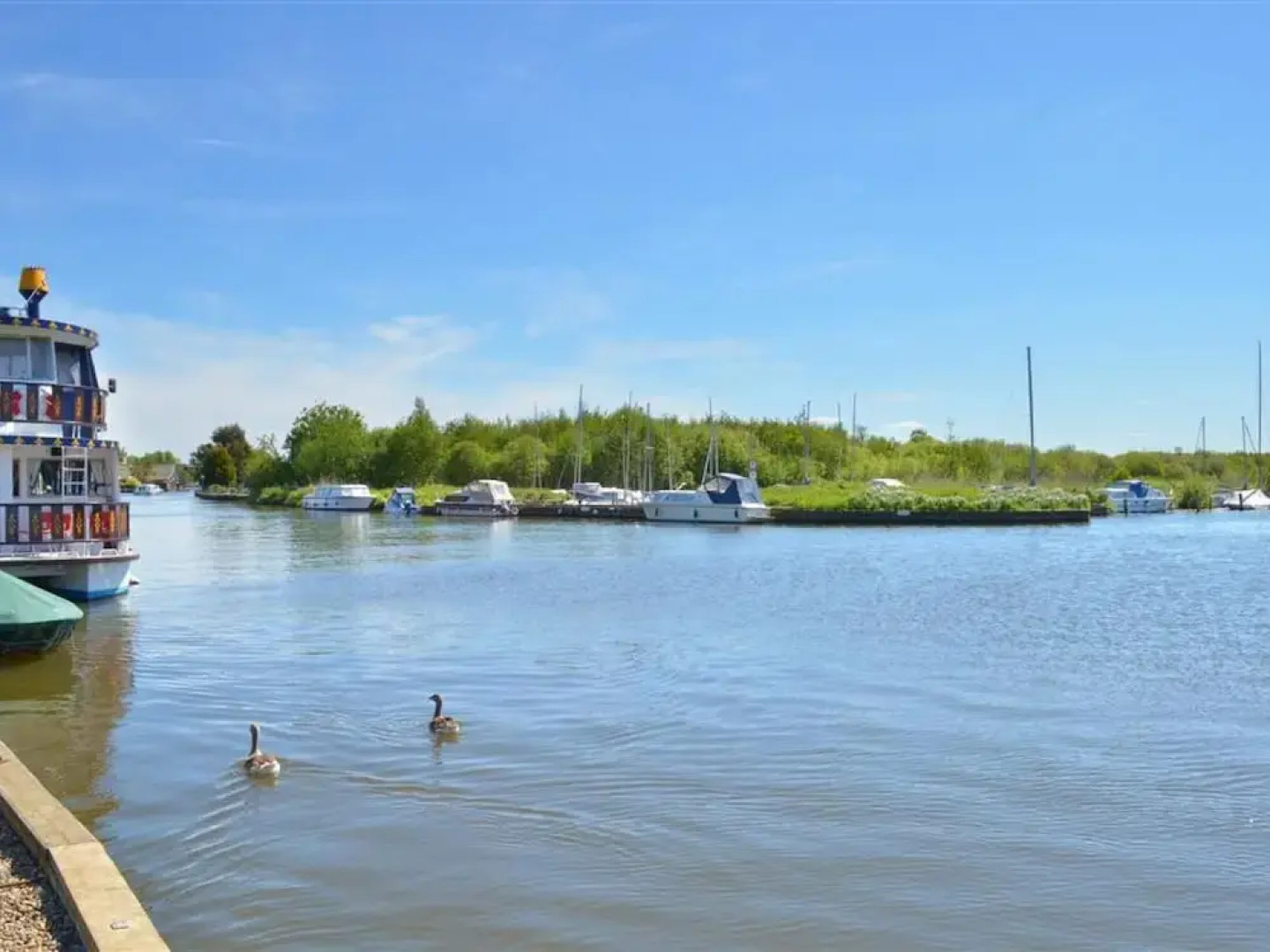 Pleasant holiday home in Horning with pond