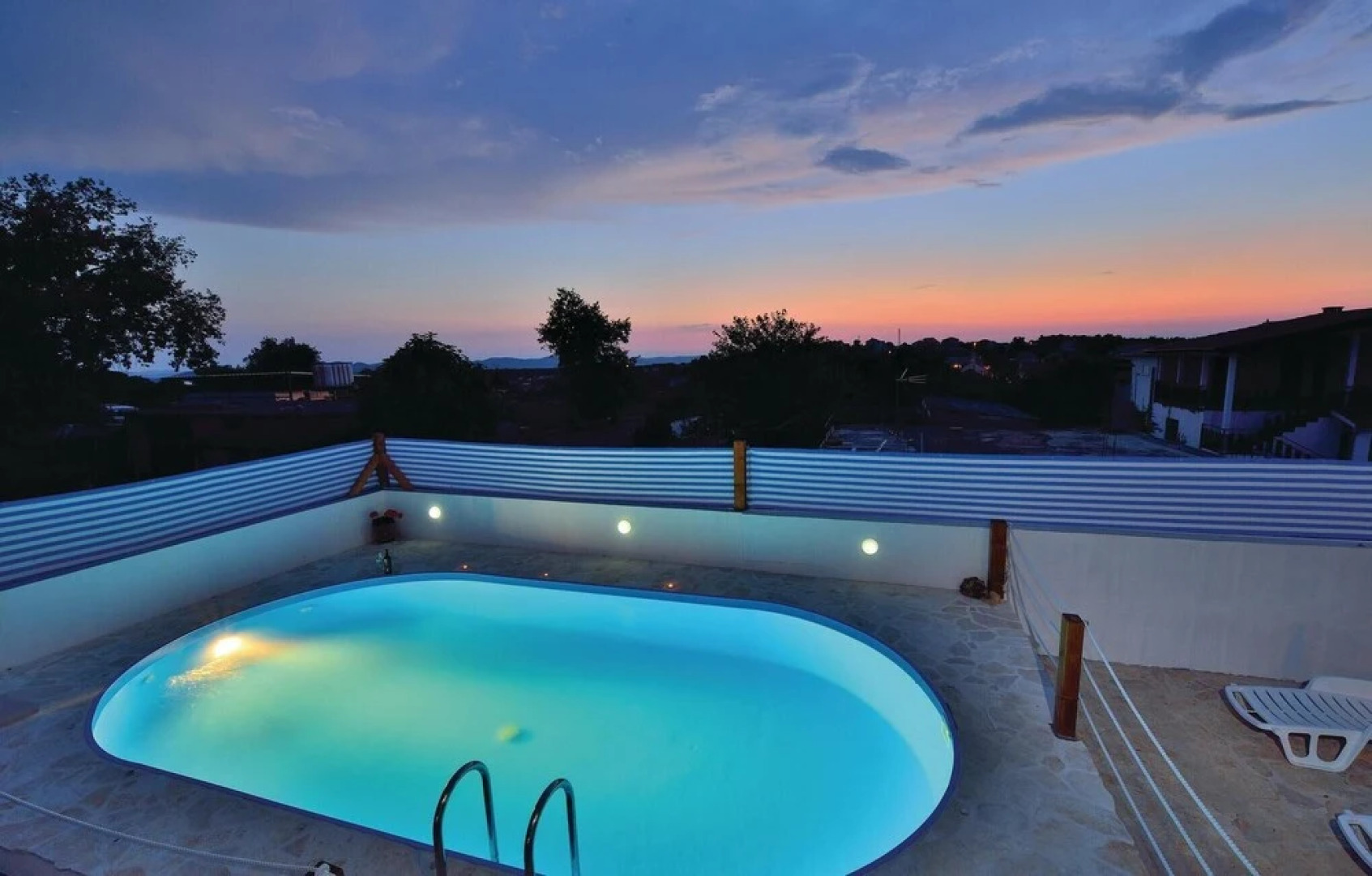 Stunning Home in Pakostane With 4 Bedrooms, Outdoor Swimming Pool and Wifi