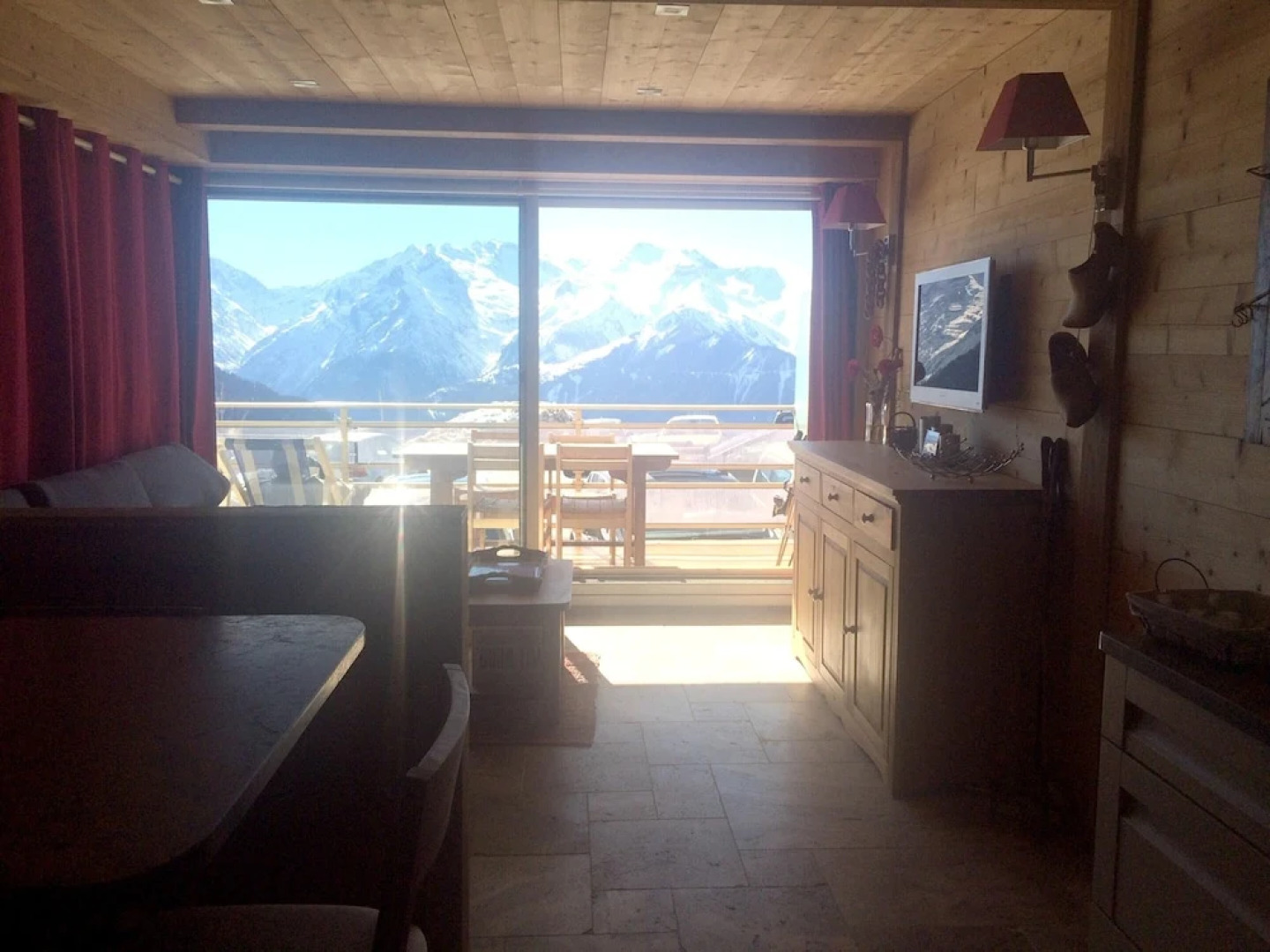 Apartment With one Bedroom in Huez, With Wonderful Mountain View and F